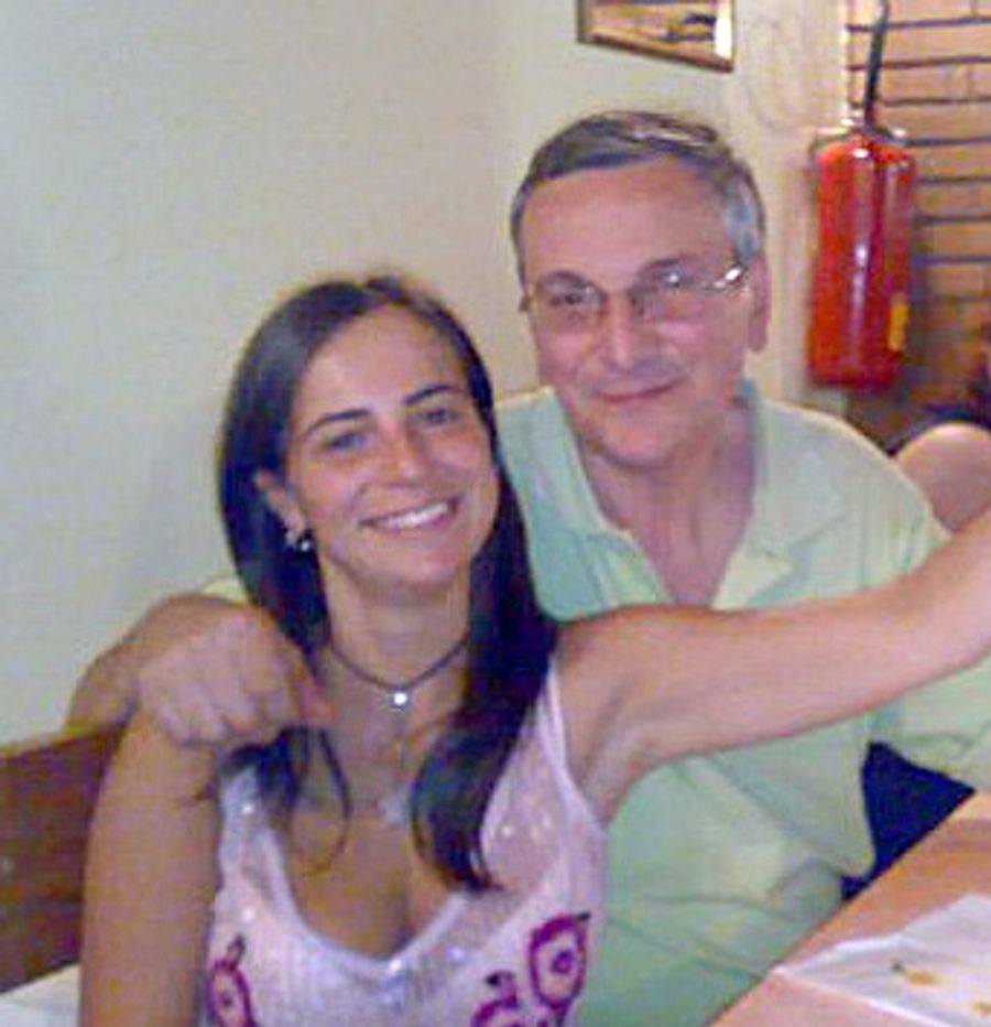 Anna Martini con il papà Claudio